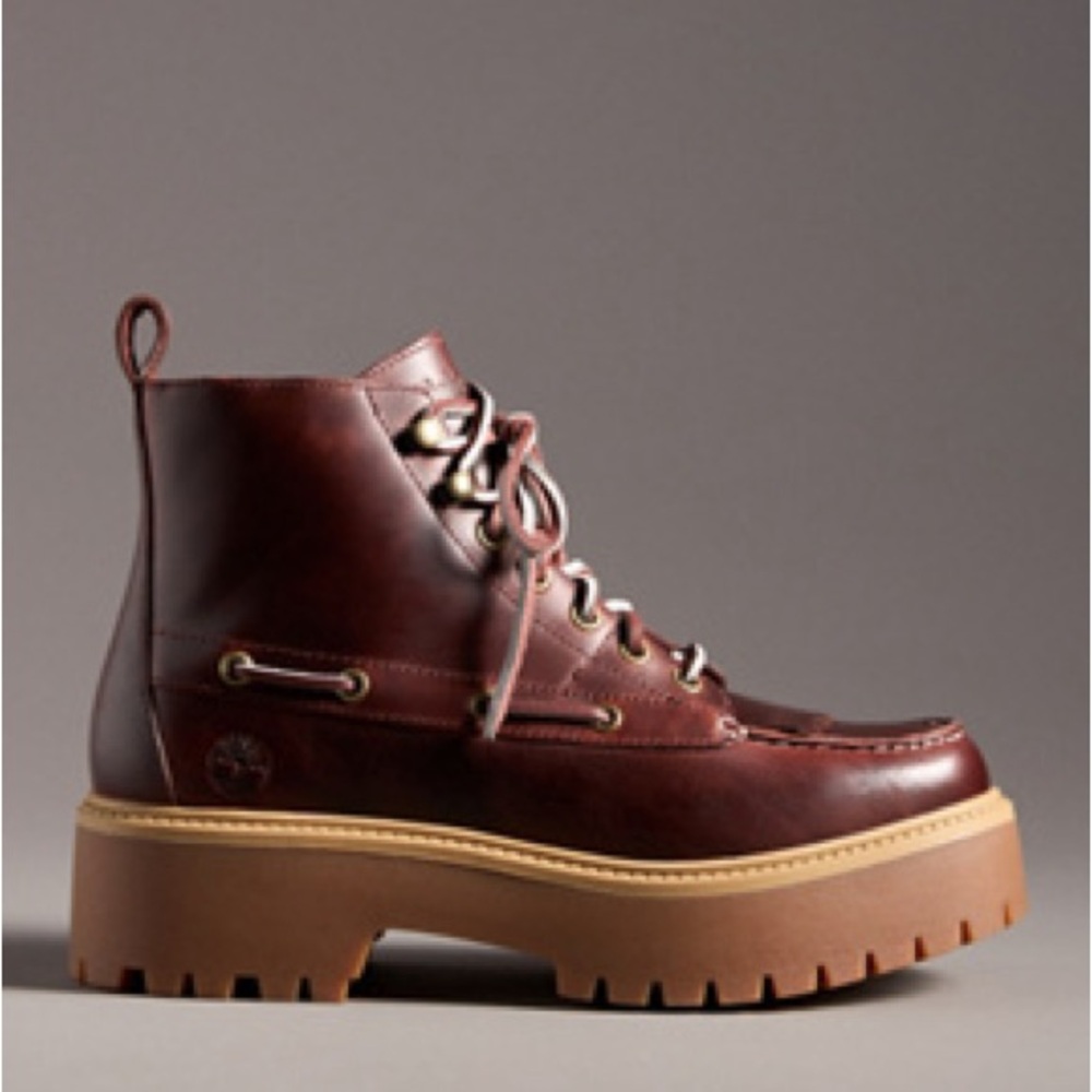 Timberland Women's Brown Leather Ankle Boots